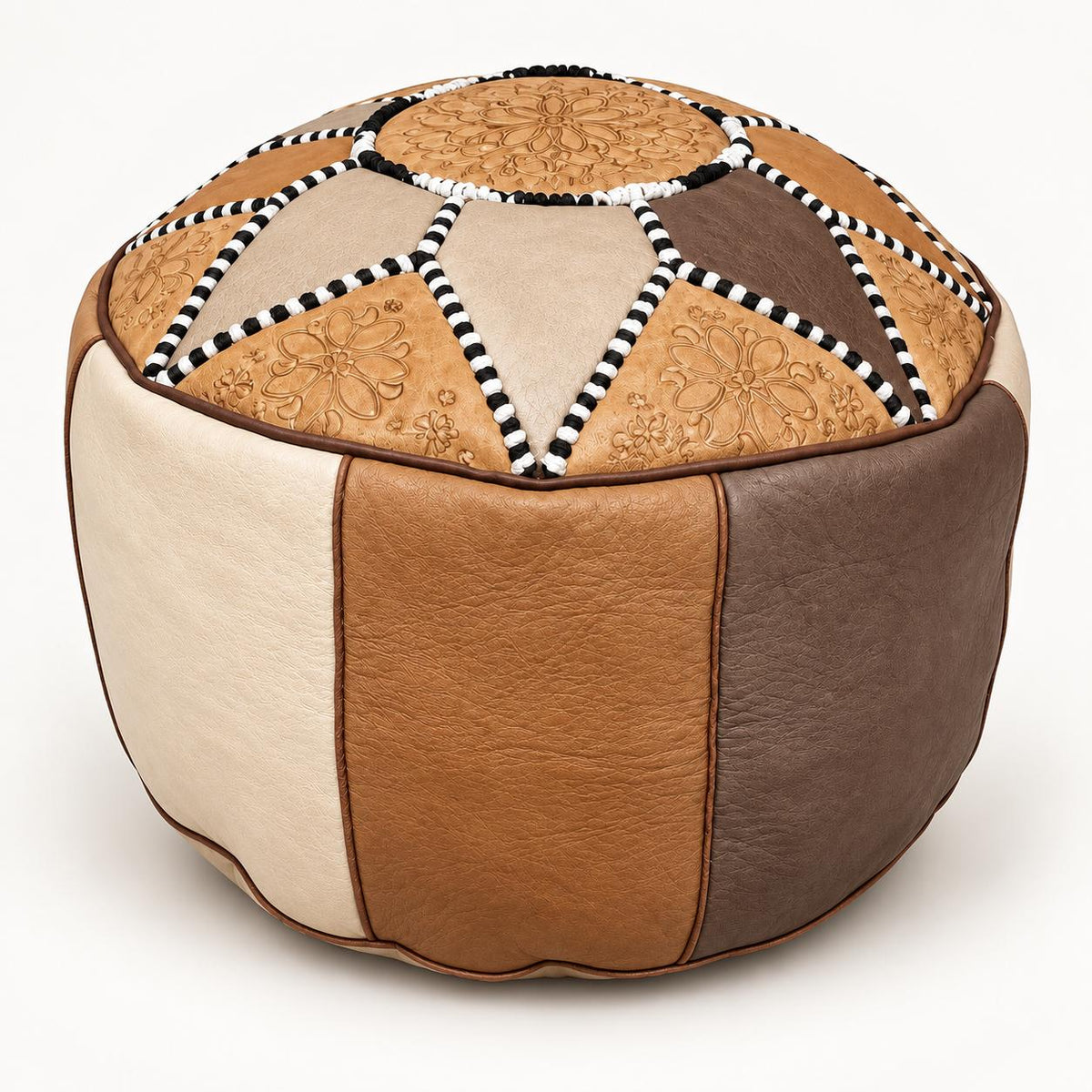 POUF MAROCAIN MULTICOLEUR