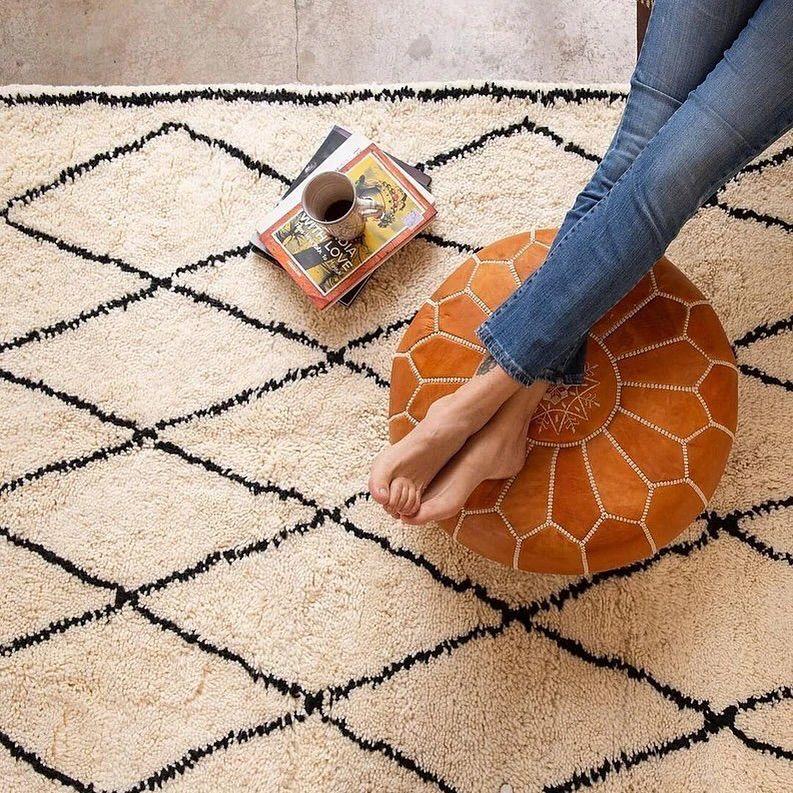 Pouf Artisan Marocain
