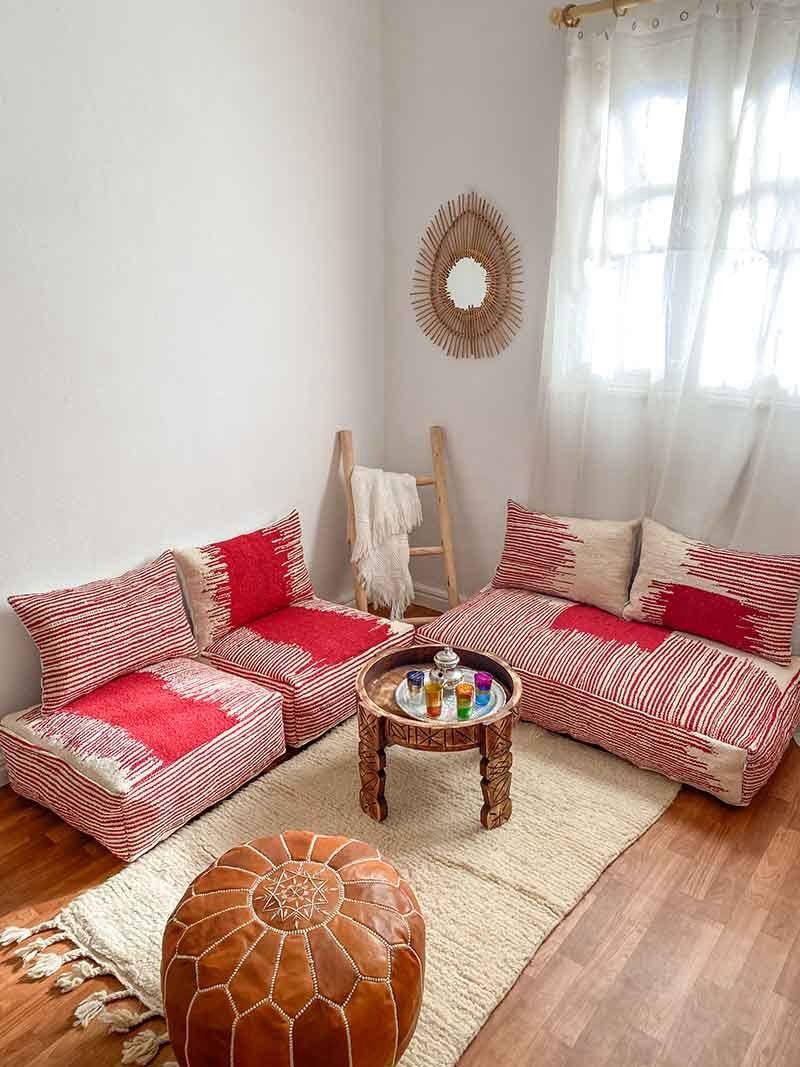 Pouf Artisan Marocain