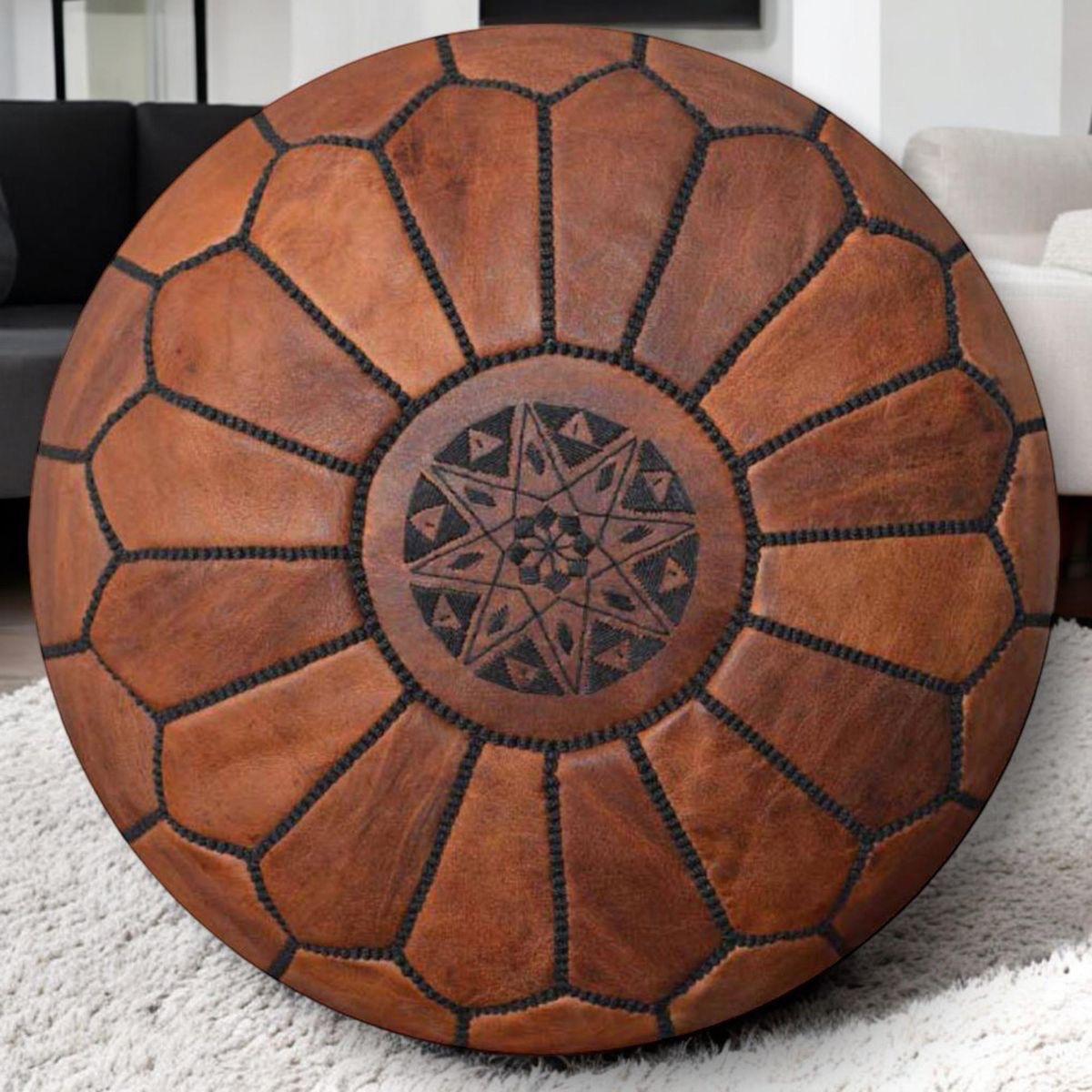 Pouf Artisan Marocain